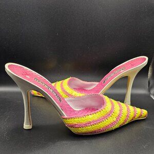 Claudio Merazzi Sequin Mules - EU 38 - MINT Vintage Condition ✨RARE ARCHIVAL✨